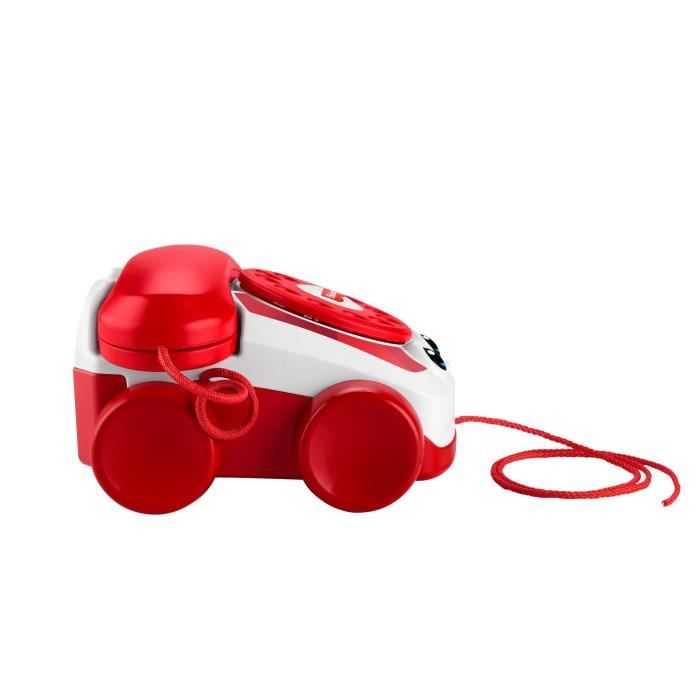 Fisher-Price - Téléphone animé rouge - 80eme anniversaire de Mattel - Fisher-Price - JGG97