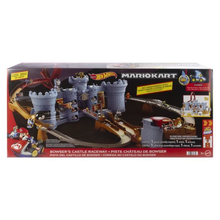 Hot Wheels - Coffret Mario Kart Château de Bowser - Avec véhicule Kamek - Hot Wheels - JHD24