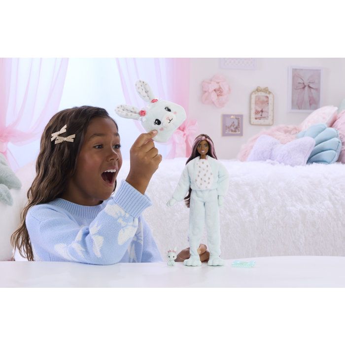 Cutie Reveal - Lapin bleu - Barbie - JJP65