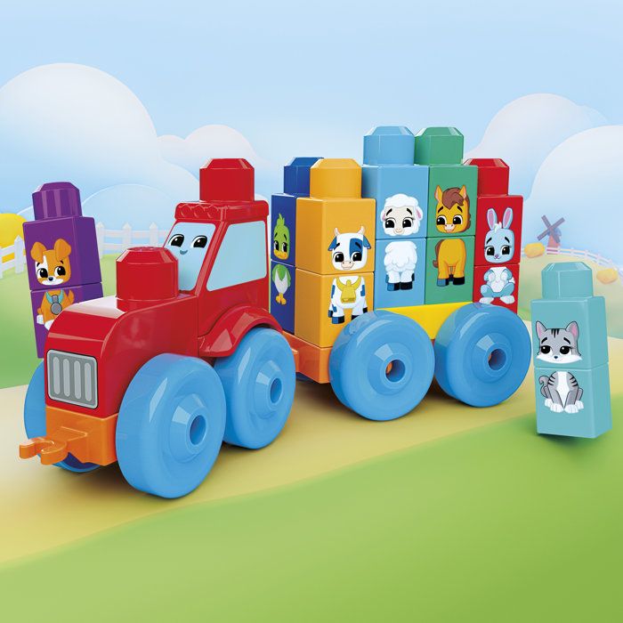 Le tracteur des animaux - des 1 an et demi - Mega Blocks - JKG33