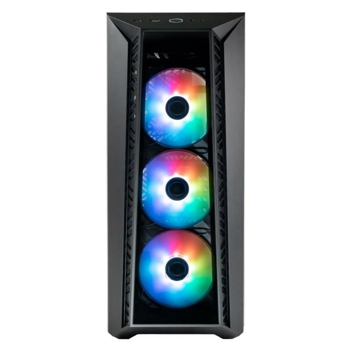 BoÓtier Gaming - COOLER MASTER - MasterBox MB520 - FaÁade en verre - ARGB - 3x120mm