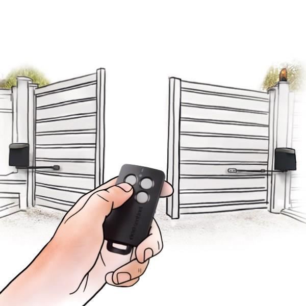 Motorisation 24V a bras articulÈs pour portail battant - OpenGate 2 - SCS SENTINEL