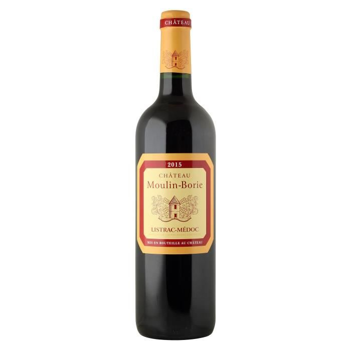 Château Moulin-Borie 2015 Listrac-Médoc - Vin rouge de Bordeaux