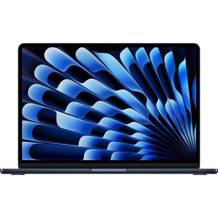Apple - 13,6 MacBook Air M4 (2025) - RAM 24Go - Stockage 512Go - CPU 10 coeurs - GPU 10 coeurs - Minuit