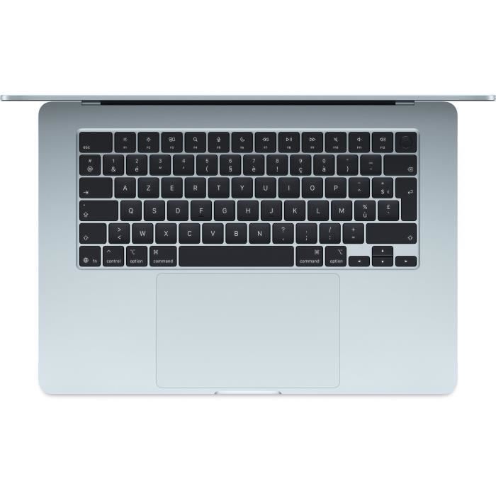 Apple - 15,3 MacBook Air M4 (2025) - RAM 24Go - Stockage 512Go - CPU 10 coeurs - GPU 10 coeurs - Bleu ciel