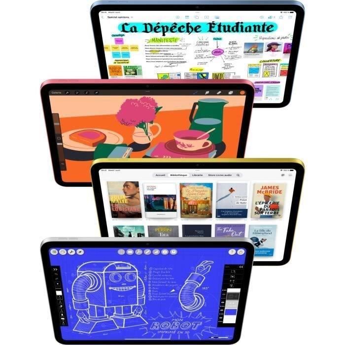 APPLE - iPad A16 (2025) - 11 - Wi-Fi - 128Go - Bleu