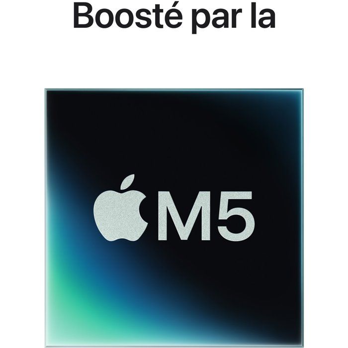 APPLE - 14'' MacBook Pro M5 - RAM 16Go - Stockage 512Go SSD - CPU 10 coeurs - GPU 10 coeurs - Noir sidéral