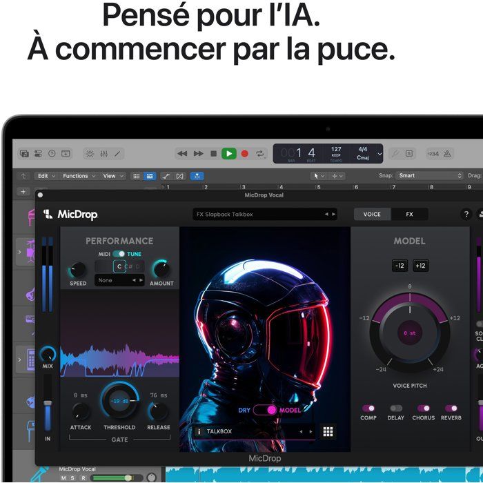 APPLE - 14'' MacBook Pro M5 - RAM 24Go - Stockage 1To SSD - CPU 10 coeurs - GPU 10 coeurs - Argent