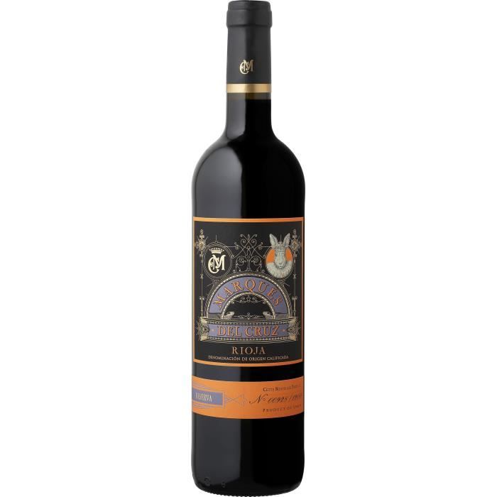 Marqués Del Cruz Reserva 2018 Rioja - Vin rouge d'Espagne