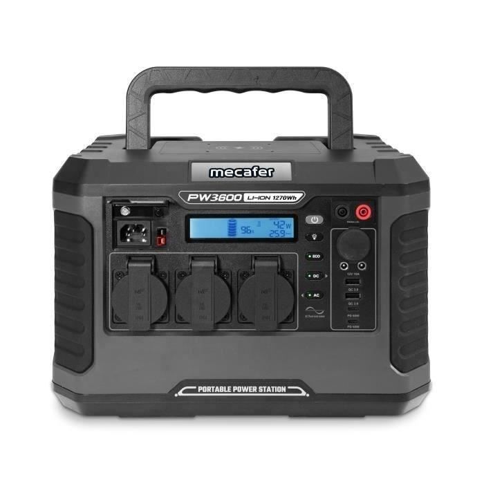 Station d'énergie MECAFER 3600W - PW3600