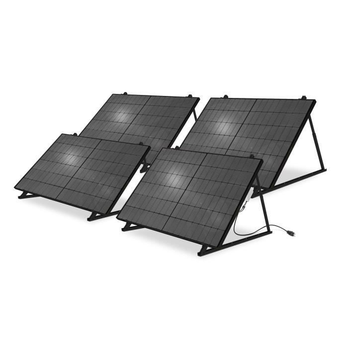 Kit solaire complet - MECAFER - 428416 - 4 Panneaux autoconsommation - 1720 W