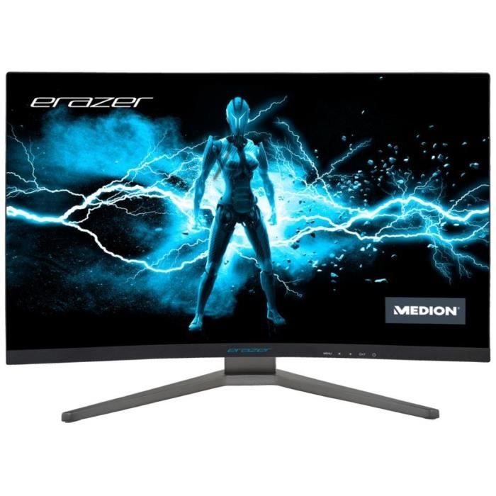 Ecran PC Gamer incurvÈ - MEDION MD21506 - 27 QHD - Dalle VA - 1 ms - 165 Hz - HDMI / DP - Freesync