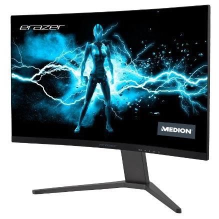 Ecran PC Gamer incurvÈ - MEDION MD21506 - 27 QHD - Dalle VA - 1 ms - 165 Hz - HDMI / DP - Freesync