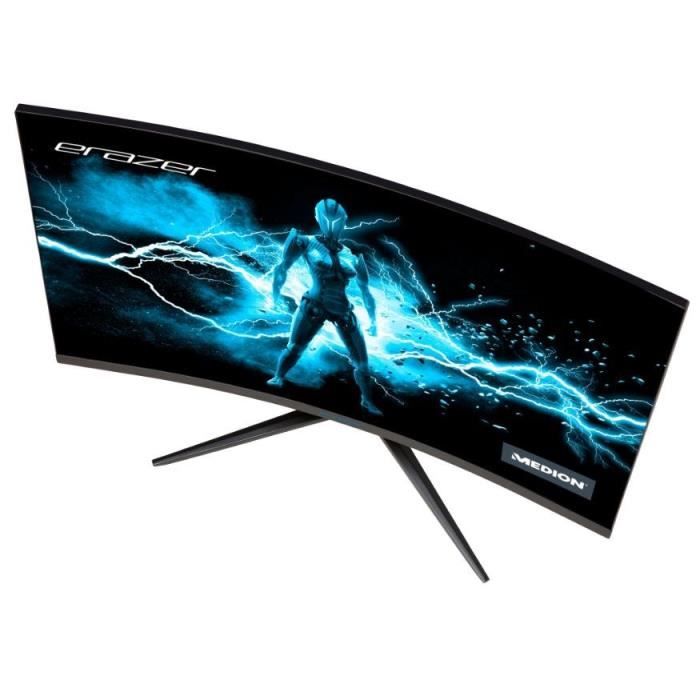 Ecran PC Gamer incurvÈ - MEDION MD22093 - 32 FHD - Dalle VA - 1 ms - 165 Hz - HDMI / DP - Freesync