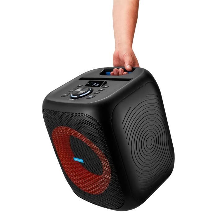Enceinte - MEDION - Compact - 50W RMS - Anneau LED multicolore