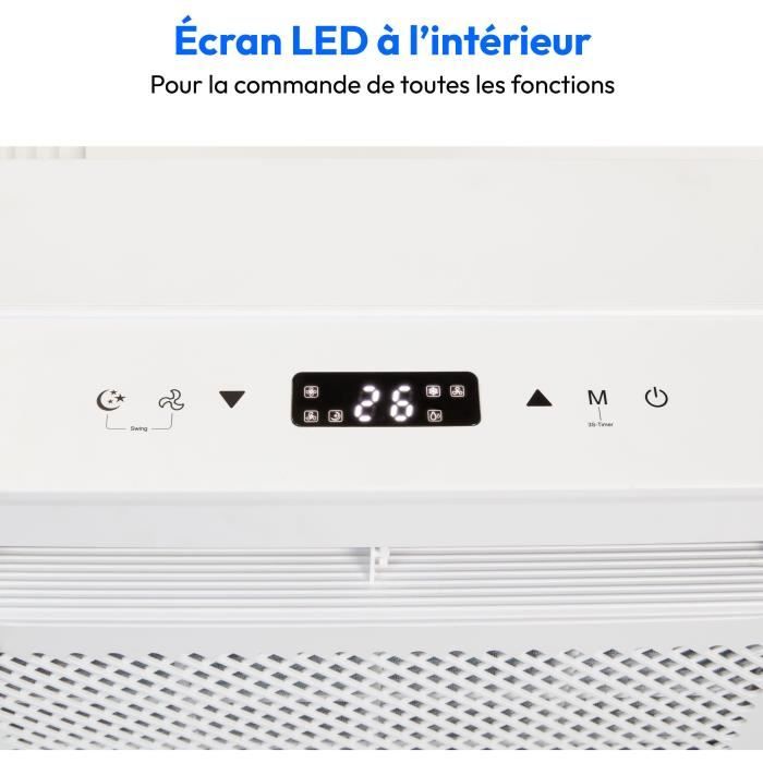 Climatisation pour camping car - MEDION - P502 - 5000 Btu - Pour piece jusqu'a 12 m2