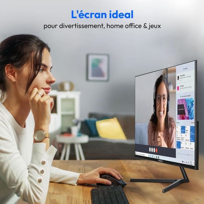 Ecran PC - MEDION - AKOYA P52218 MD 20150 - 54,6 cm (22'') Full HD - HDR10 - HDMI - Sans cadre