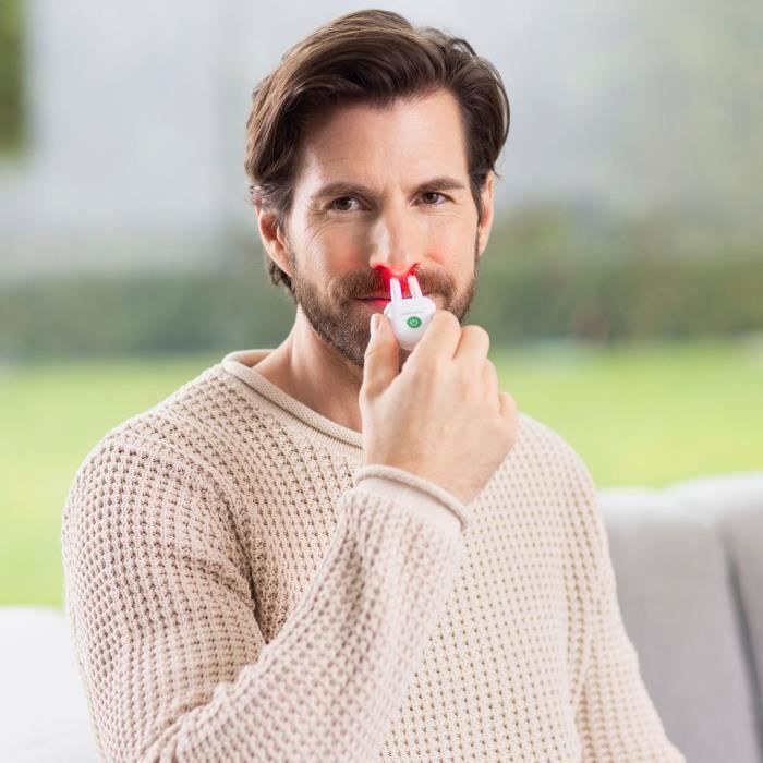 Appareil soulageant les rhinites allergiques / rhumes - MEDISANA - Medinose compact - Sans produit chimique - 3 minutes - Blanc
