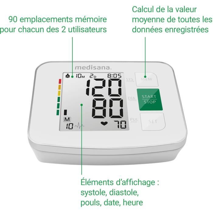 Medisana Tensiometre BU 512 Blanc