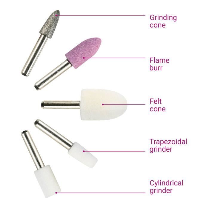 Set de manucure pÈdicure - MEDISANA MP 810 - …limination des cuticules et soin des ongles - 5 accessoires