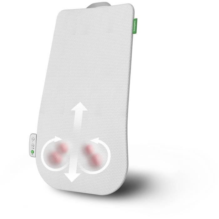 Dossier de massage - MEDISANA - MC 600 - Ultra-fin - Shiatsu et chauffant - 4 programmes - Blanc