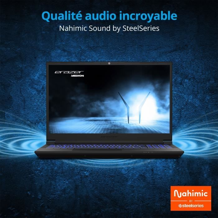 PC portable Gamer - ERAZER - CRAWLER E40 15,6FHD 144Hz - Intel Core i5-13500H - RAM 16GB - SSD 512Go - RTX 4050 - Win11 -AZERTY