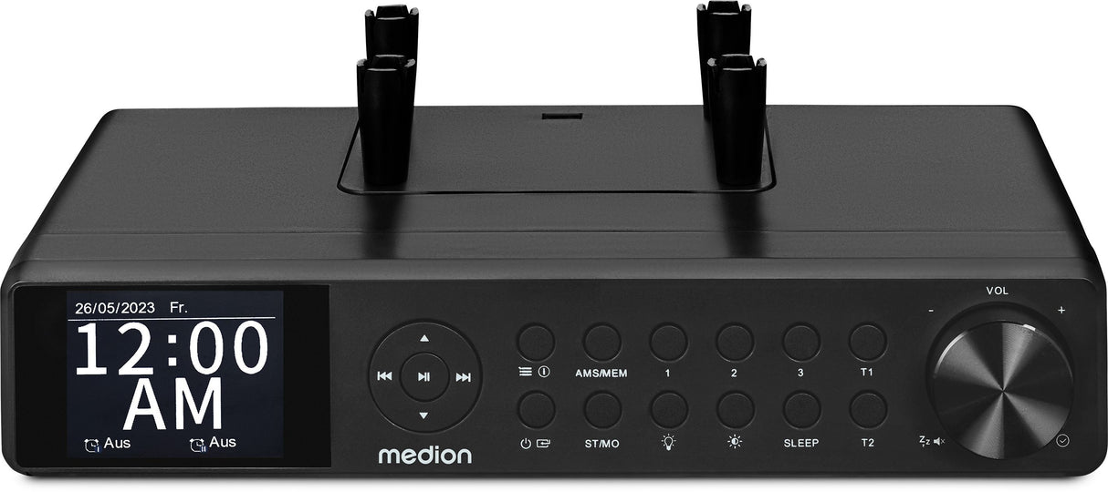 Radio de Cuisine - MEDION - DAB+ - 2x3W RMS - Noir