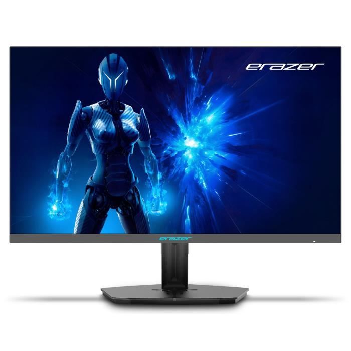 Ecran PC Gamer - ERAZER - 24 - FHD - 180Hz - Dalle IPS - 1ms - Ajustable en hauteur - MD20124