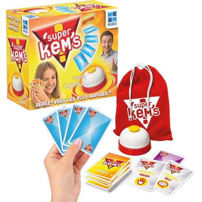Super Kems petite boîte - Jeu de société - MEGABLEU - Des 6 ans