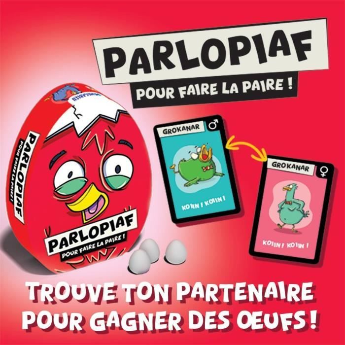 PARLOPIAF - Jeu d'ambiance de famille - Jeu de société -MEGABLEU - Des 8 ans