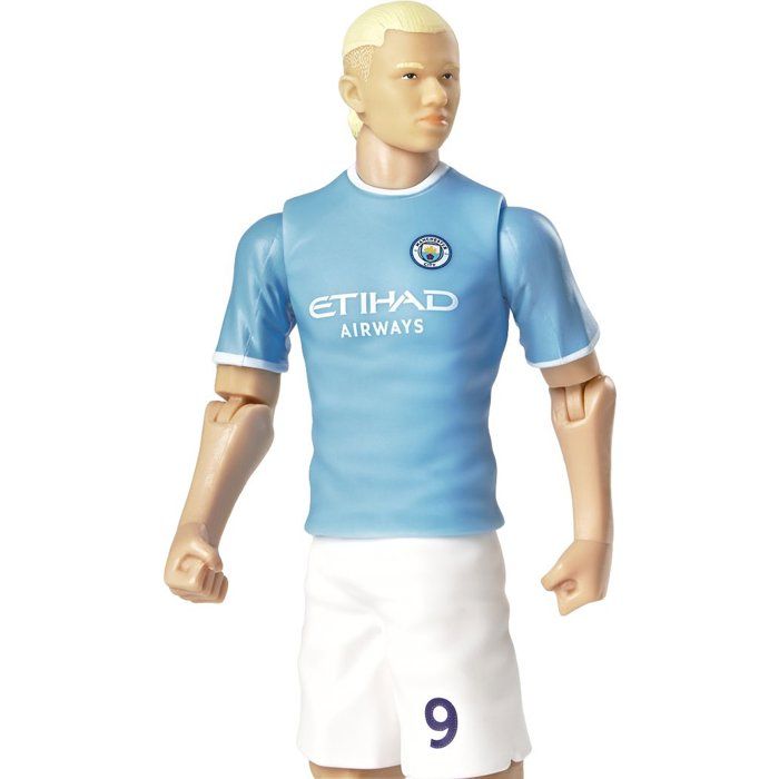 Figurine articulée - Erling Haaland - Numéro 9 - - Manchester City - MEGABLEU - 20 cm