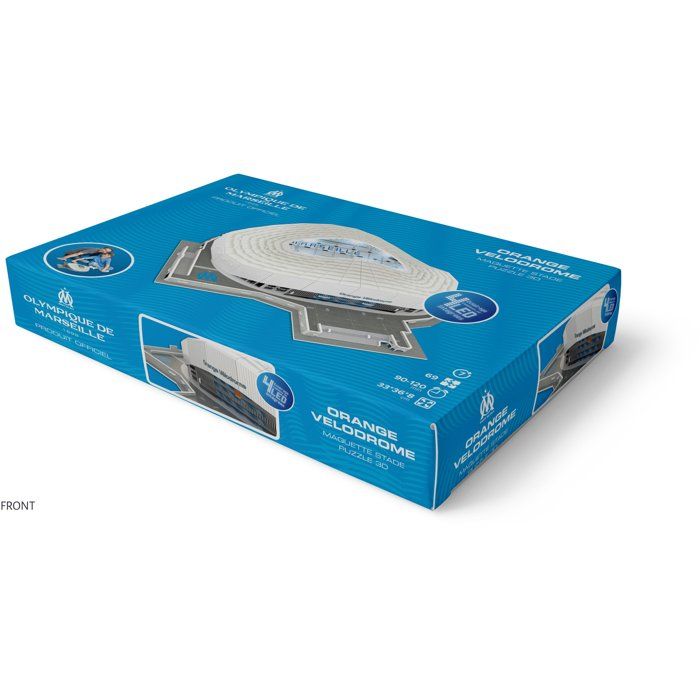 Puzzle 3D - MEGABLEU - Stade Olympique de Marseille - 70 pieces - LED - Des 7 ans