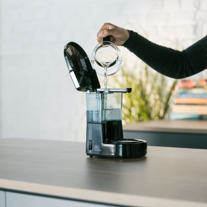Cafetiere a filtre MELITTA Aromaboy 1015-02 Noir - 2 tasses - 500W - Verseuse en verre