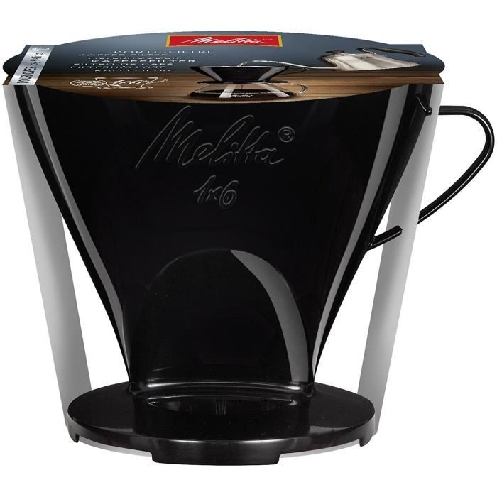 Porte-filtre a café MELITTA 1x6 - Noir