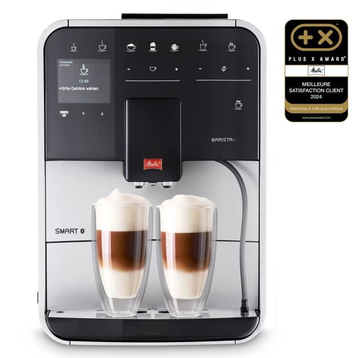 Machine a Café a Grain MELITTA Barista T Smart - Argent (sans réservoir lait)