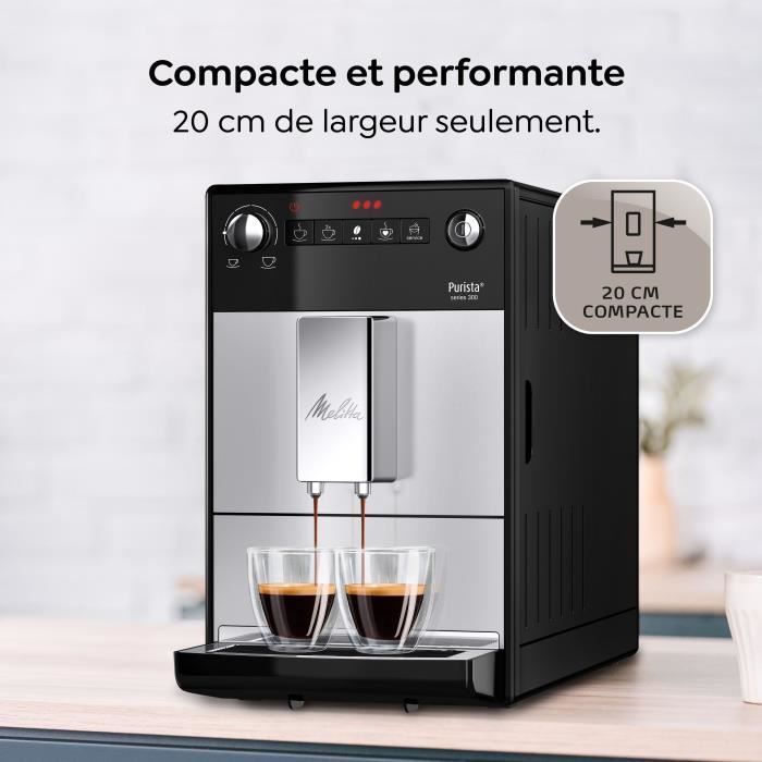 Machine a Café a Grain MELITTA Purista - Argent