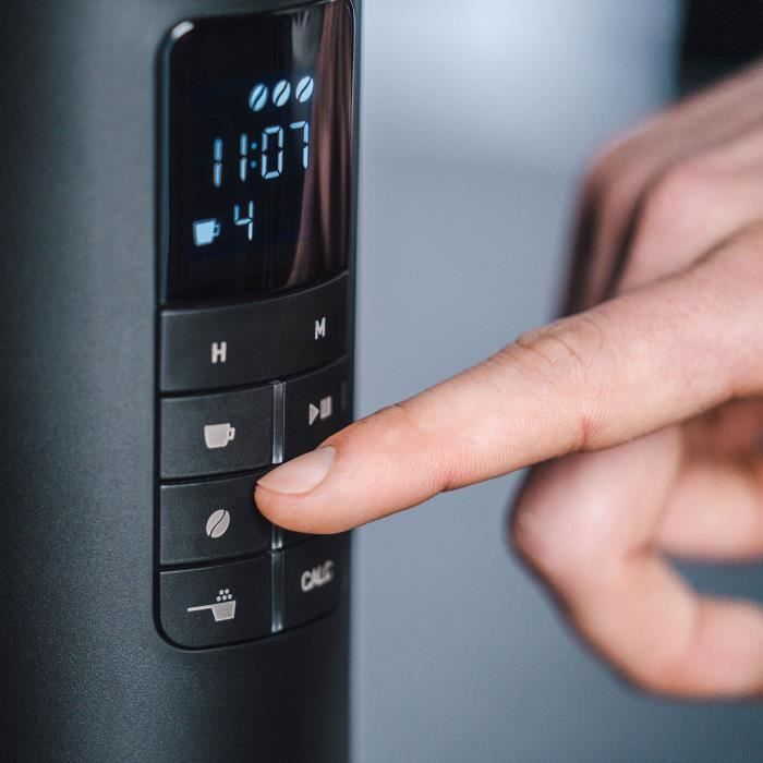 Cafetiere filtre avec broyeur intÈgrÈ MELITA AromaFresh II Glass Basic 1030-06