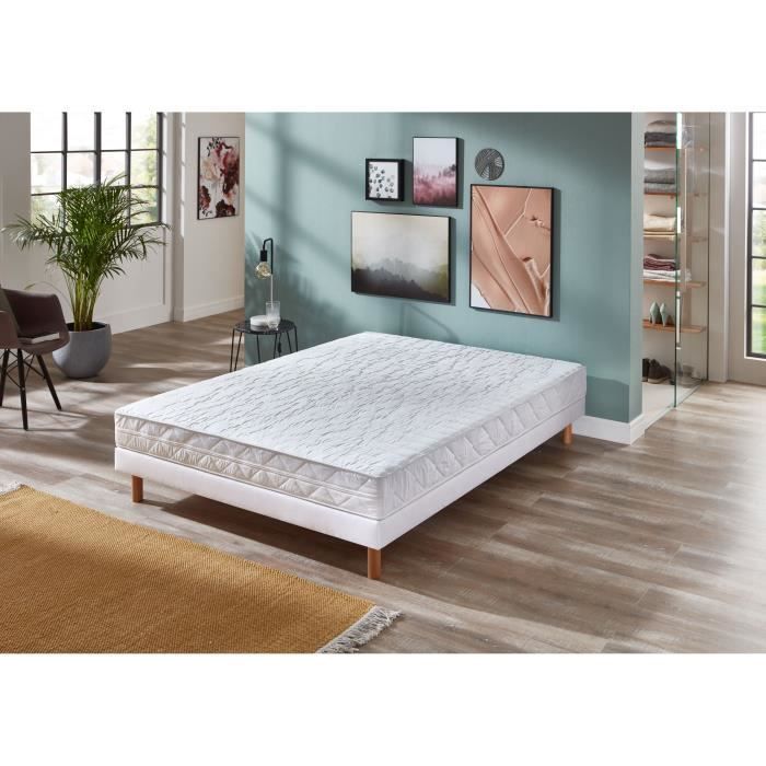 Ensemble matelas + sommier 140 x 190 cm - MÈmoire de forme - DORMIPUR MEMORYTECH