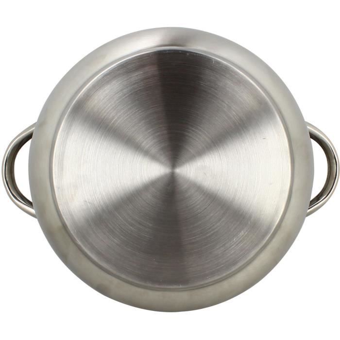 Couscoussier - MENASTYL - 4615450 - En acier inoxydable - 10 litres - Tous feux dont induction