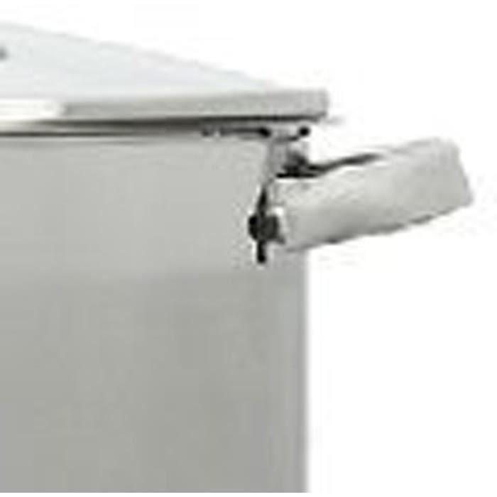 Marmite avec couvercle - MENASTYL - 4615455 - En acier inoxydable - 9 litres - Tous feux dont induction