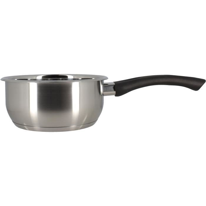 Casserole - MENASTYL - 6020242 - En acier inoxydable - 18 cm - Tous feux dont induction