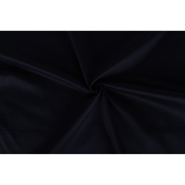 Parure de lit - 1 housse de couette 220 x 240 cm + 2 taies d'oreiller 60 x 60 cm - Satiné 100% coton - Bleu