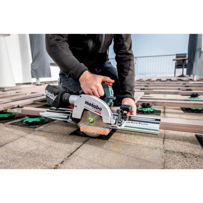 Rail de guidage - METABO - KFS 44 - Solution mobile et compacte - Coupes en biais jusqu'a 60°