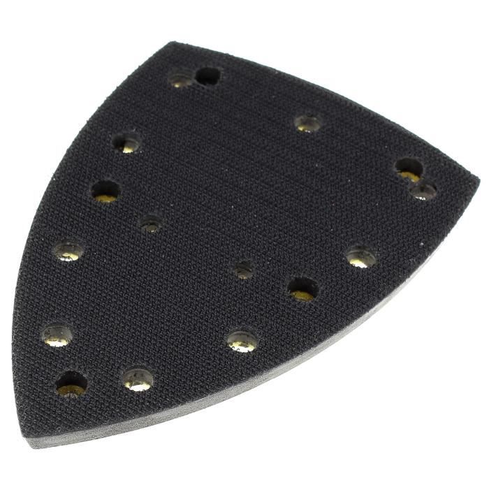 Patin perforé auto-agrippant FMS 200 Intec pour ponceuse - METABO - Dimensions 145x18x15 - Gris