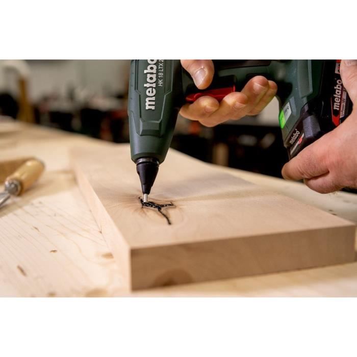 Pistolet a colle chaud sans fil - METABO - HK 18 LTX 20 - 18 V - MetaBOX 145