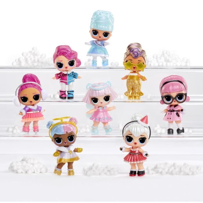 Poupée a collectionner - MGA - Winter Snow Tot - 7,5 cm - Surprise de neige magique - 7 accessoires