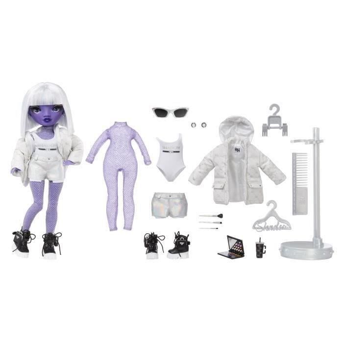 Rainbow High S3 Shadow High - PoupÈe 27 cm Dia Mante (Violet) - 1 tenue + accessoires et support pour poupÈe