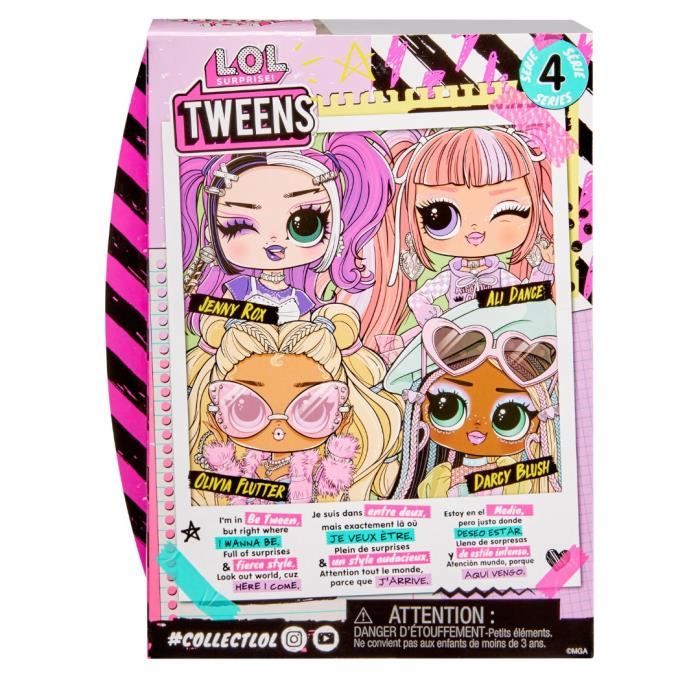 L.O.L. Surprise Tweens S4 Doll - PoupÈe Jenny Rox 17cm - Accessoires surprises