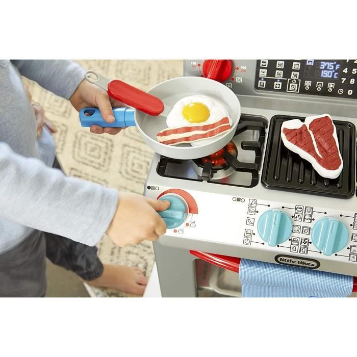 Little Tikes - Mon Premier Four Electronique - Interactif & Réaliste avec Sons - Appareil Ménager de Simulation pour Enfants