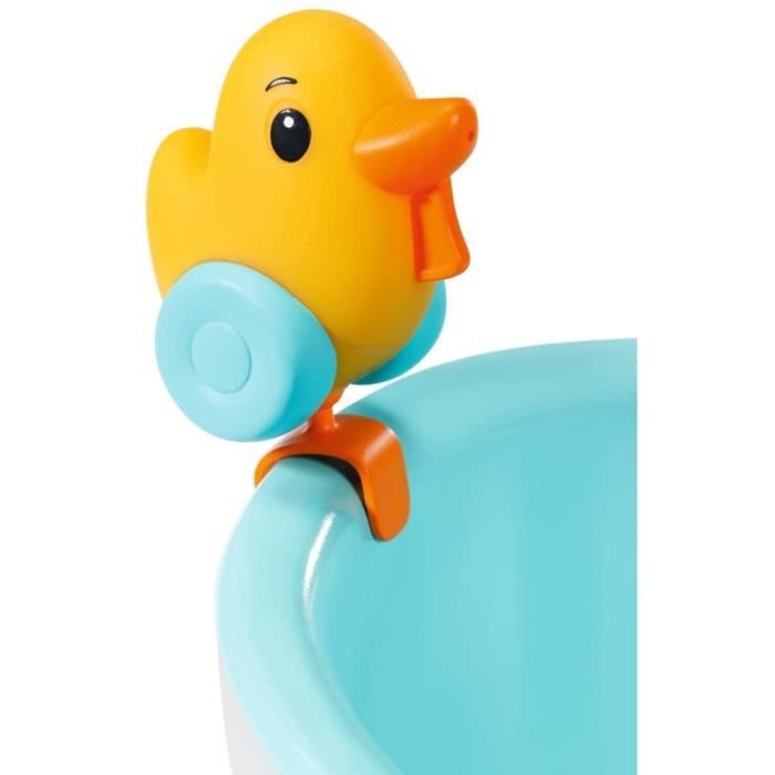 BABY BORN - Baignoire pour poupée - Effets lumineux et sonores - Canard de bain amovible - Des 3 ans et plus